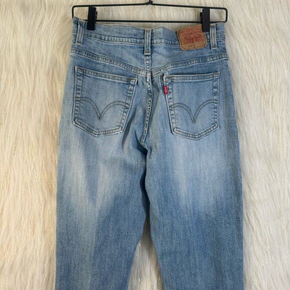 Vintage Levi's 512 Classic Slim Stretch Tapered Leg Light Wash Stretch 6 - Picture 5 of 11